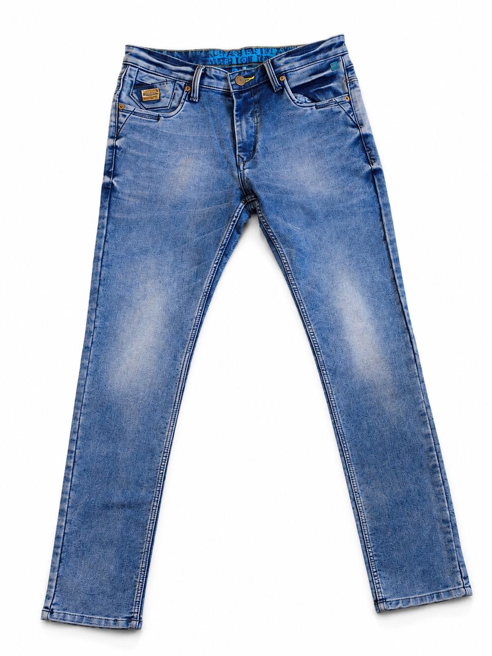 Unison‎ Denim Co Jeans Men's Size 32 Blue Slim Straight Stretch